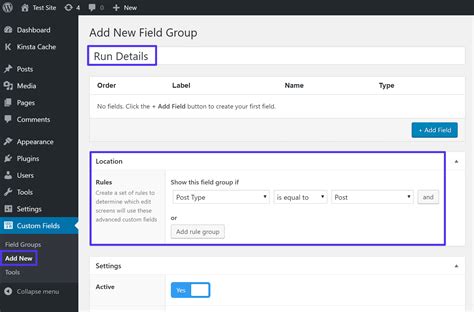 Custom Fields Concept