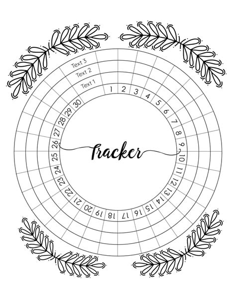 Custom Journaling Tracker Printables