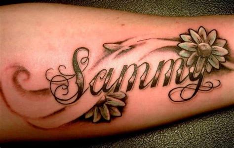 Custom tattoo designs for men's names