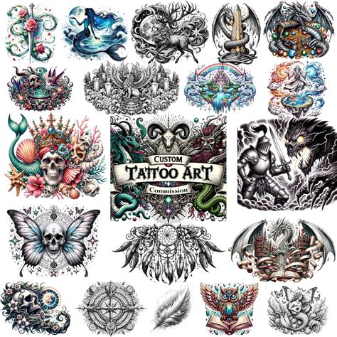 Custom tattoo stencils for unique designs