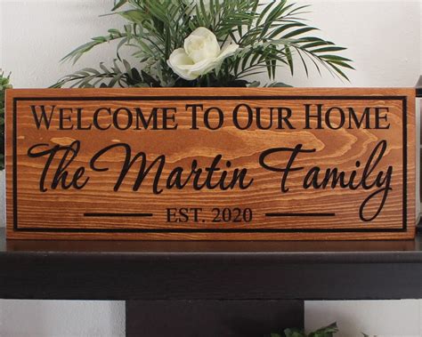 Custom Welcome Home Signs