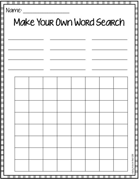 Custom Word Searches