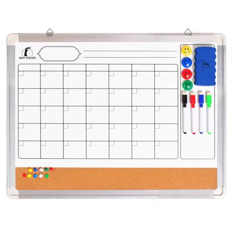 Customizable Calendar Whiteboard