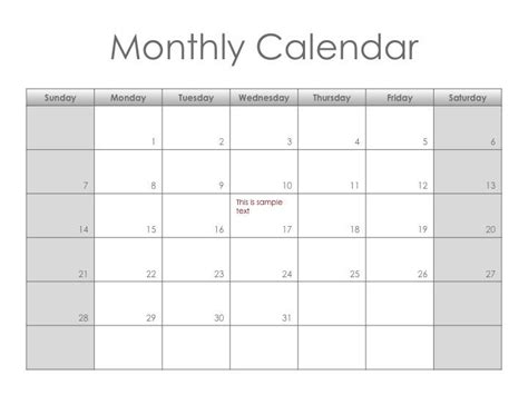 Customizable July calendar