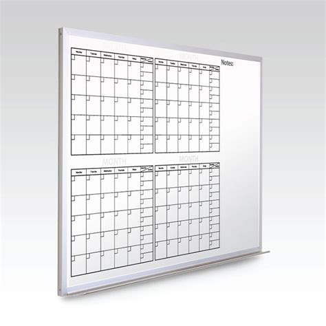 Customizable Whiteboard Calendars