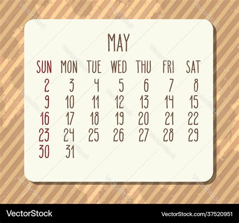 Customizing Your Brown Calendar