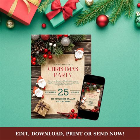 Customizing Christmas printables