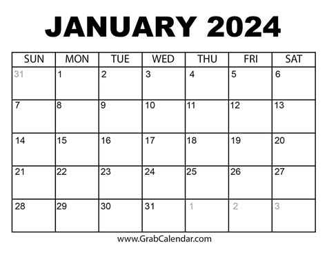 Customizing January 2025 Printable Calendar