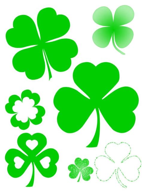 Customizing shamrock printables