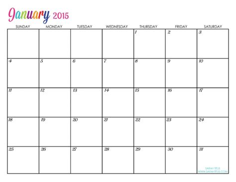 Customizing Your Free Printable Calendar