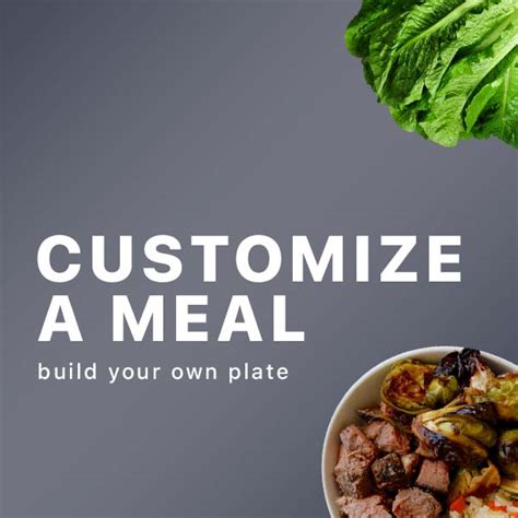 Customizing Your Meal