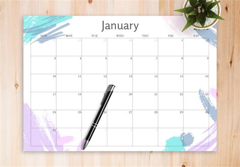 customizing your printable calendar