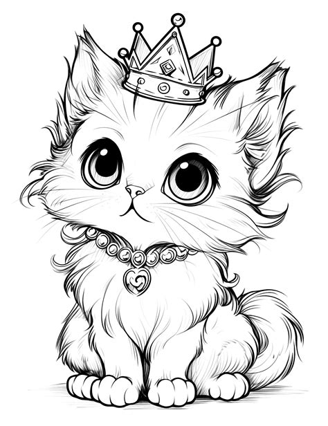 Cute Cat Coloring Pages