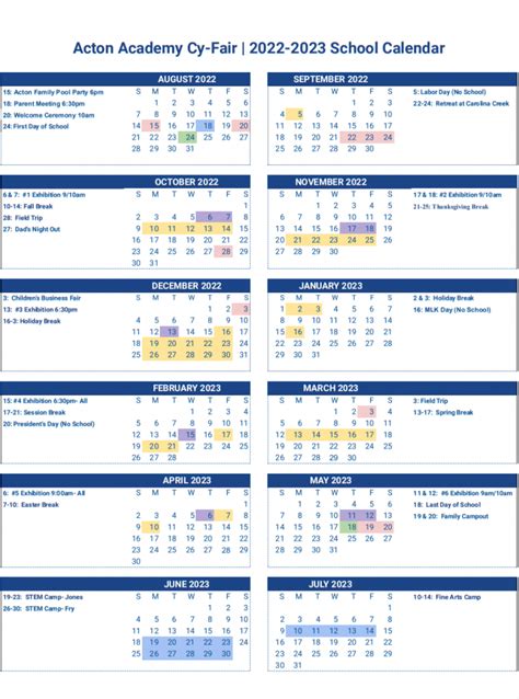 Cyfair School Calendar Future Developments