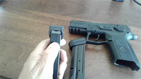 CZ P07 Extended Magazines 8