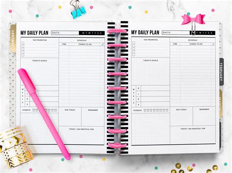 Daily and Weekly Planner