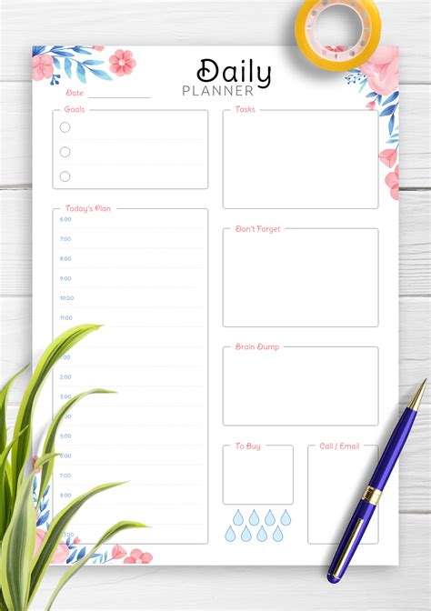 Description of Daily Task Planner