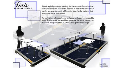 Image of a dais in a conference hall