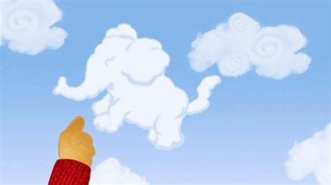 Daniel Tiger cloud background with watercolors