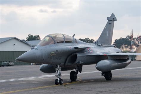 A Dassault Rafale on the ground