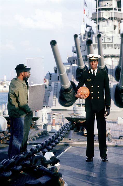 David Robinson in Navy Uniform