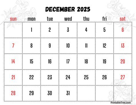 December calendar system