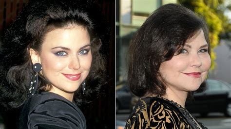 Delta Burke then and now