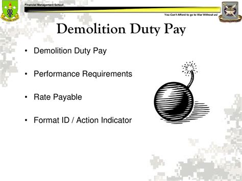 Demolition Duty Pay