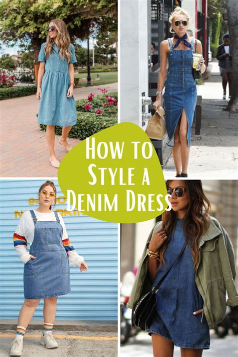 Denim Dress Outfit Ideas