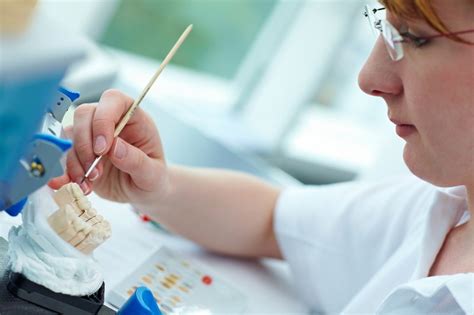 Dental Lab Technician Working