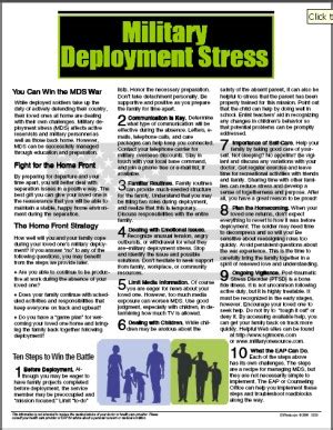 Coping with Deployment Stress