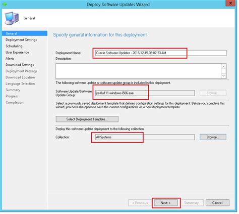 Deployment Updates