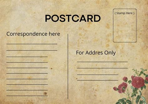 Design Free Printable Postcards Online