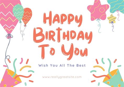 Designing Happy Birthday Printable Cards