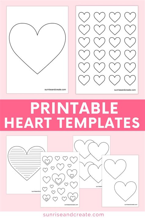 Designing Heart Printable Templates