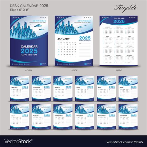 Desk Calendar 2025 Technology