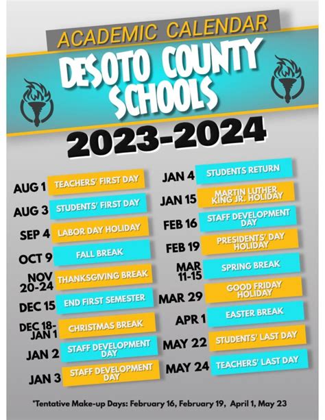 Communication and Collaboration in Desoto County Schools Calendar