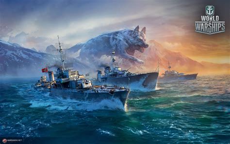 Destroyer Fleet in World of Warships