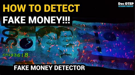 Detecting fake money prints