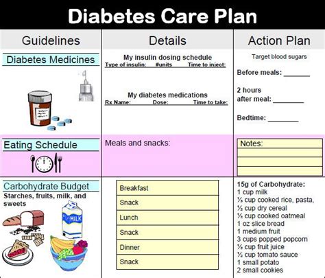 Diabetes Management Plan