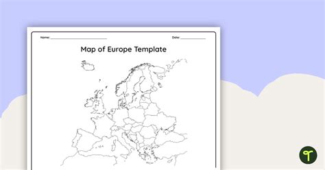 Digital Blank Map