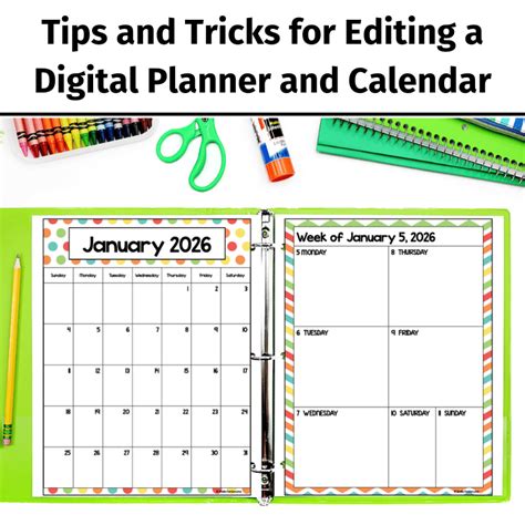 Digital Calendar Tips