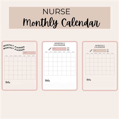 Digital Nursing Calendars