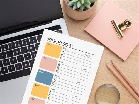 Digital Planner Goal Setting