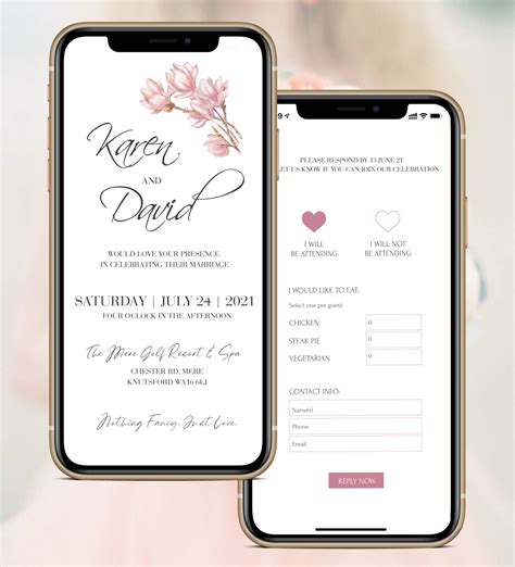 Digital Rsvp Calendar Design