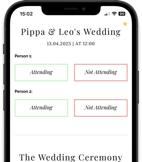 Digital Rsvp Calendar Example