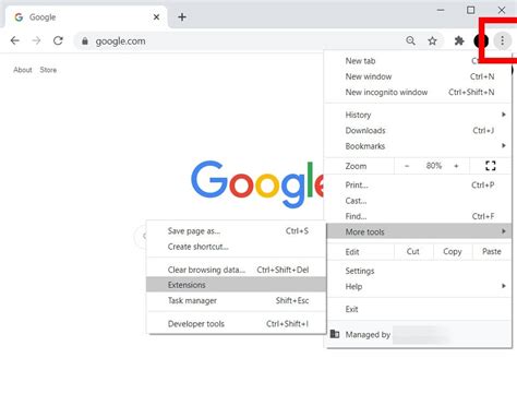 Disable Browser Extensions