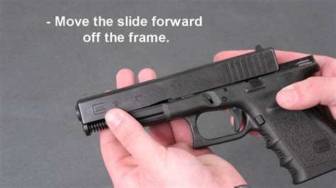 Disassembling a Glock 19 Pistol