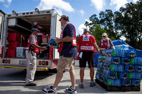 National Guard members providing disaster relief