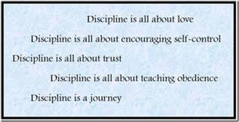 Developing discipline and responsibility in kids